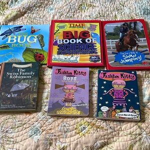 Lot of 6 books for kids